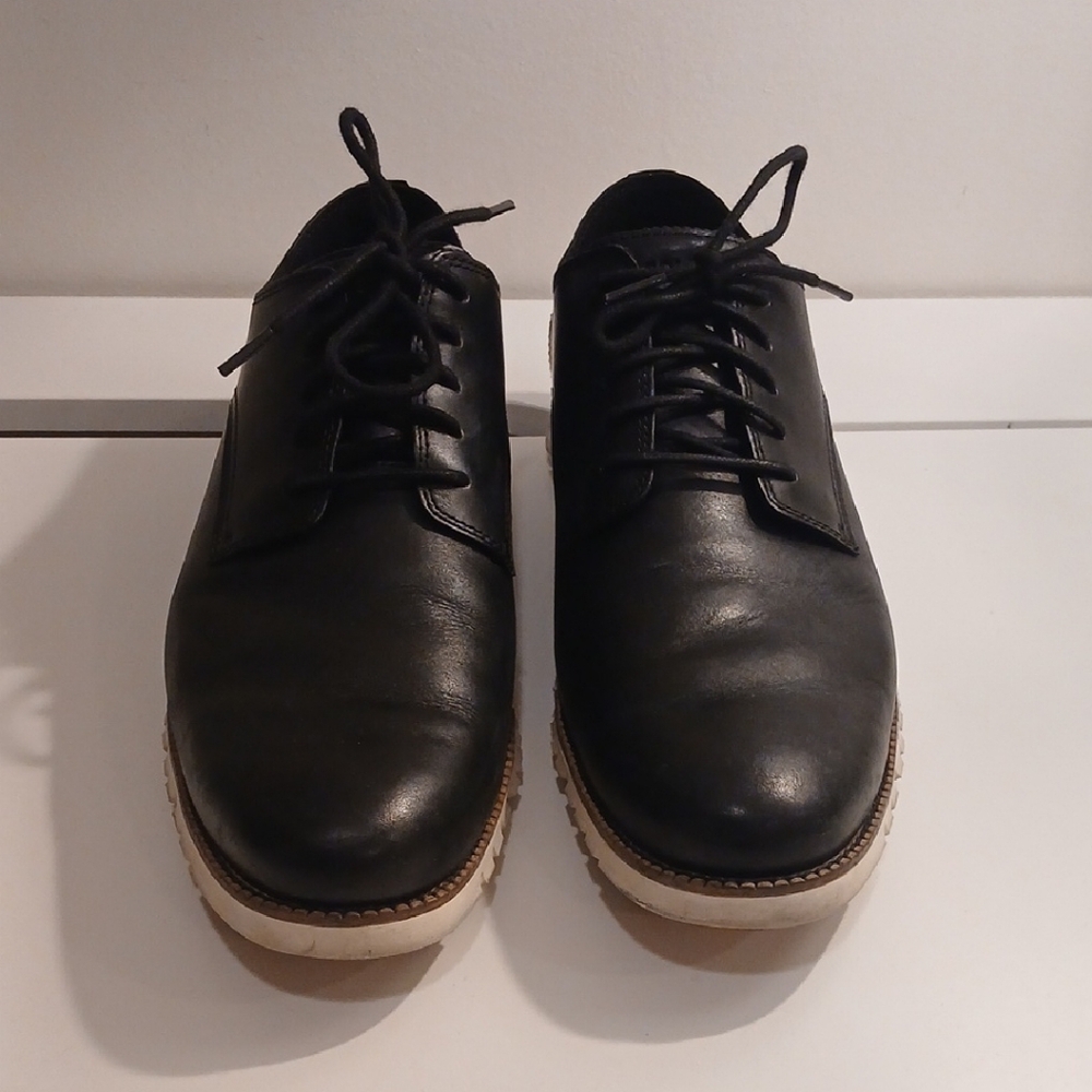 Classic Black Leather Men's Shoes